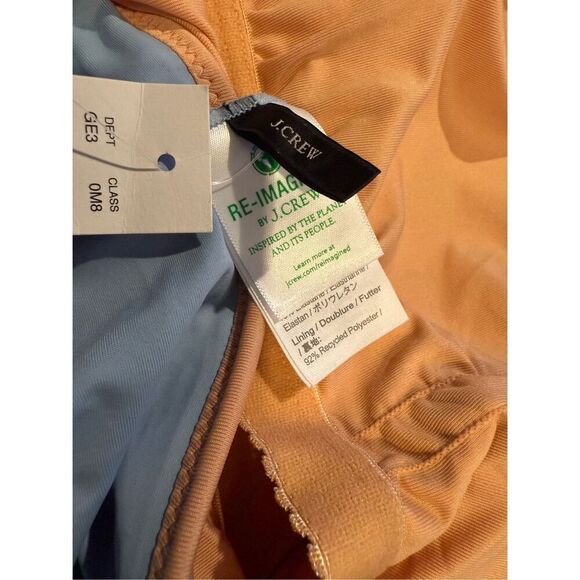 NWT Plus J.Crew Ruched squareneck One Piece Swimsuit in Blue Mist Size 18 - Picture 8 of 10